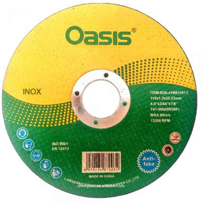 super  thin cutting disc  for  metal  and inox